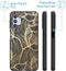 iMoshion Hoesje Geschikt voor Samsung Galaxy A32 (5G) Hoesje Siliconen - iMoshion Design hoesje - Goud / Zwart / Golden Leaves