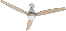 Cecotec 05839 - Plafondventilator - 30 W DC motor 6 snelheden LED-verlichting - Wit & Hout