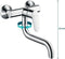 Hansgrohe Focus M41 - Ééngreeps keukenmengkraan wandmontage - Draaibare uitloop - Chroom - hartafstand 150 mm ± 12 mm