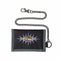 Rip Curl Chain Surf Wallet - Klittenbandportemonnee met ID-venster en ritsvak - Zwart