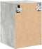 vidaXL - Garage - wandkast - betongrijs - bewerkt - hout