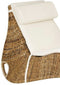 Mica Decorations FELICE Lounger - Fauteuil met kussen bruin - L190xB78xH86cm