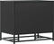 vidaXL - Schoenenbank - 60x40x53,5 - cm - bewerkt - hout - en - metaal - zwart