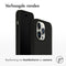 Accezz Liquid Silicone Backcover - MagSafe - Schokabsorberend - Zwart (iPhone 14 Pro Max)
