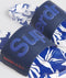 Superdry AOP Beach Slide - Heren Slippers - Cobalt Hawaiian - Maat 44/45