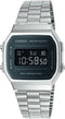 Casio A168WEM-1EF - Polshorloge - 36,3 mm - Zilverkleurig