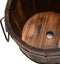 vidaXL - Plantenbakset - houten - emmer - 3-delig - massief - vurenhout