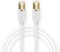 CAT6 Netwerkkabel - RJ45 Male - RJ45 Male - S/FTP - 0.50 m - Rond - LSZH / PVC - Wit - Window Box