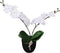 vidaXL - Kunstplant - orchidee - met - pot - 65 - cm - roze