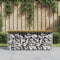 vidaXL - Tuinbank - schanskorfontwerp - 103x44x42 - cm - geïmpregneerd - hout