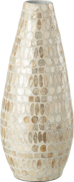 J-Line Vaas Betha Parel Beige - 47.5 cm hoog