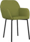 vidaXL - Eetkamerstoelen - 2 - st - fluweel - lichtgroen