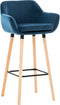 Barkruk Savitaipale Kunstleer, Blauw