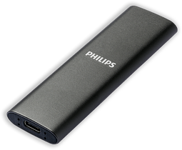 Philips Portable SSD - 250GB - USB 3.2 - Aluminium
