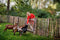 Tuindeco - Engelse kastanjehekwerk op rol 120 cm/5,0 cm/3 draden Tuindeco