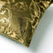 Dutch Decor AVERY - Kussenhoes velvet 45x45 cm - Military Olive - groen met goudkleurige print - met rits - zonder binnenkussen