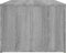 vidaXL - Salontafel - 100x50x36 - cm - bewerkt - hout - grijs - sonoma - eikenkleurig