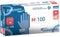 Polysem Nitril Handschoenen - Wegwerphandschoenen - Poedervrij latexvrij - Blauw (100 stuks)