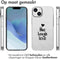 imoshion Hoesje Geschikt voor iPhone 14 Hoesje Siliconen - imoshion Design hoesje - Transparant / Live Laugh Love
