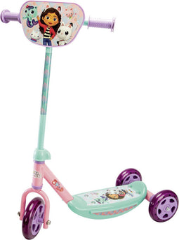 Smoby Gabby's Dollhouse - Gabby's Scooter - 3-wieler step - Roze Paars Groen