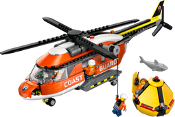 LEGO City - Kustwacht helikopter (60503) - Reddingshelikopter - 551 stuk(s)