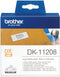 Brother DK-11208 - Printerlabel - Zwart op wit