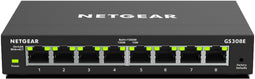 Netgear GS308E v1 - Managed Switch - 8x 1Gbps Ethernet - Layer 2 - 32 VLANs