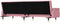 vidaXL - Slaapbank - met - kussens - fluweel - roze