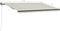 vidaXL - Luifel - uittrekbaar - met - windsensor - en - LED - 600x300 - cm - crème