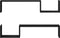 vidaXL - Wandplank - 2 - stuks - Zwart - Eiken - 100x15x70 - cm - Bewerkt - Hout