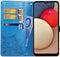 iMoshion Hoesje Geschikt voor Samsung Galaxy A03s Hoesje Met Pasjeshouder - iMoshion Mandala Bookcase - Turquoise