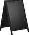 Europel - Stoepbord Deluxe - Krijtbord - Zwart dennenhout - 66 x 104cm - Geschikt voor binnen en buiten
