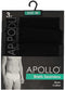 Apollo heren slips - ondergoed - comfortabele pasvorm - zwart (3-pack)