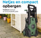 BRASQ Hogedrukreiniger Deluxe - Terrasreiniger - 1700W - 150 bar - 450 L/H - Slang 5m - Incl. accessoires