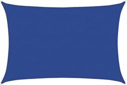 vidaXL - Zonnezeil - 160 - g/m² - rechthoekig - 4x6 - m - HDPE - blauw