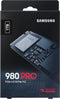 Samsung 980 PRO - Interne SSD - PCIe 4.0 NVMe M.2 - 7000 MB/s leessnelheid - 1 TB