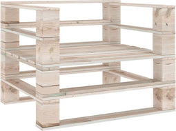 vidaXL - Tuinbank - pallet - geïmpregneerd - grenenhouten