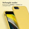iMoshion Hoesje Geschikt voor iPhone SE (2022) / SE (2020) / 8 / 7 Hoesje Met Koord - iMoshion Color Backcover met afneembaar koord - Geel