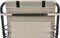 vidaXL - Hoofdsteun - voor - ligstoel - 40x7,5x15 - cm - textileen - crème