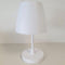 H&S Collection Tafellamp LED oplaadbaar 13x30 cm wit