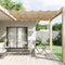 vidaXL - Luifel - verticaal - 100x270 - cm - oxford - stof - taupe