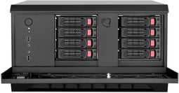 Silverstone CS381 - Mini PC - Vergrendelbare voorkant en aan/uit-knop - Zwart