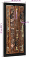 vidaXL - Kapstok - 40x2x80 - cm - massief - gerecycled - hout - meerkleurig