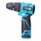 Koma Tools - Boorset 12 V - Hamerboor met accessoires - Blauw Zwart