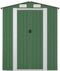 vidaXL - Tuinschuur - 192x191x223 - cm - gegalvaniseerd - staal - groen