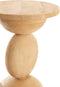 Mirto bijzettafel ø40 cm hout - mat naturel
