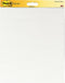 Post-it® Wall Pad - Meeting Charts - Effen - Wit - 508 x 584 mm - 2 Charts/Pak + 4 Command Strips (2 stuks)