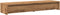 vidaXL - Monitorstandaard - met - lades - 100x27x15 - cm - hout - artisanaal - eiken