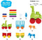 SmartMax My First - Animal Train - Magneet kit - 22 delen