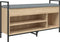 vidaXL - Schoenenbank - 105,5x32x57,5 - cm - bewerkt - hout - sonoma - eikenkleurig